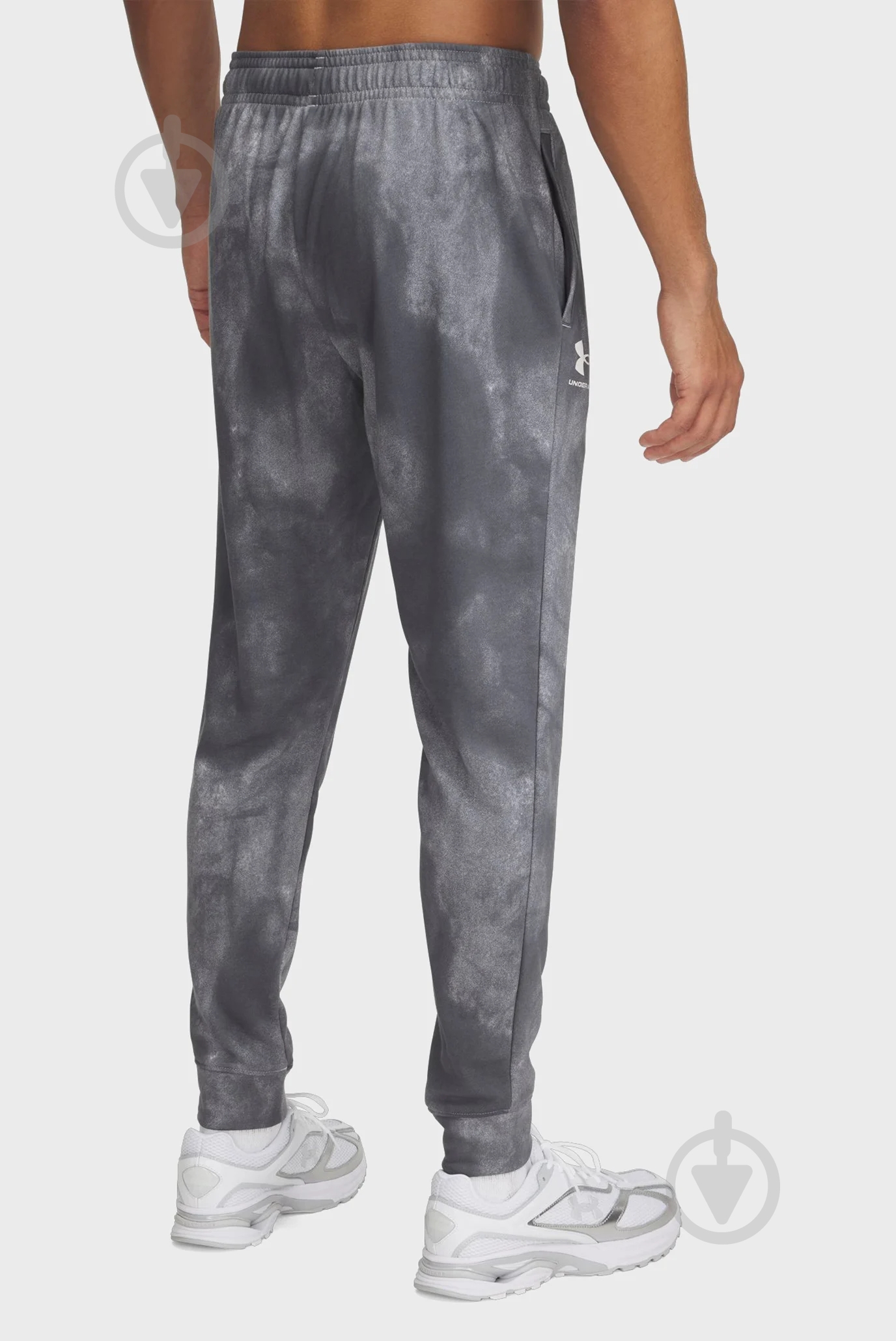 Брюки Under Armour Rival Terry AOP Jogger Q1 1390143-025 р. 3XL серый - фото 2 Брюки Under Armour Rival Terry AOP Jogger Q1 1390143-025 р. 3XL серый - фото 2