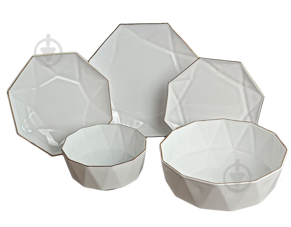 Салатник Vittora Blanco Astra Gold 165 мм - фото 2