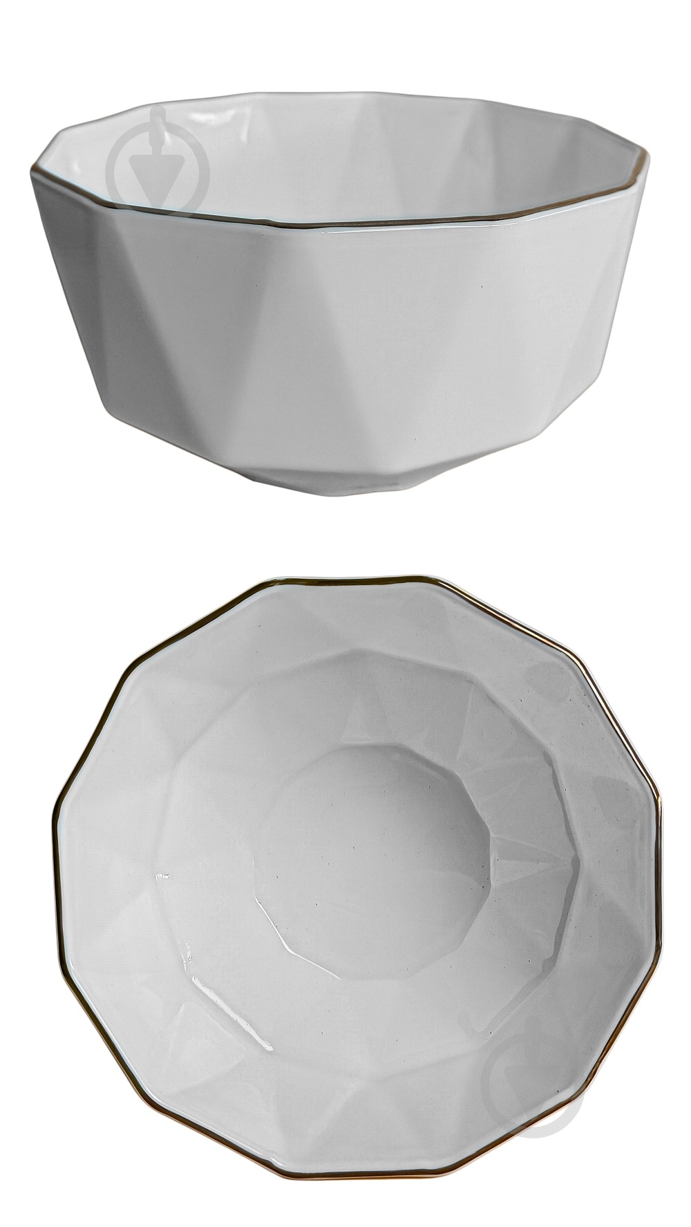 Салатник Vittora Blanco Astra Gold 165 мм - фото 1