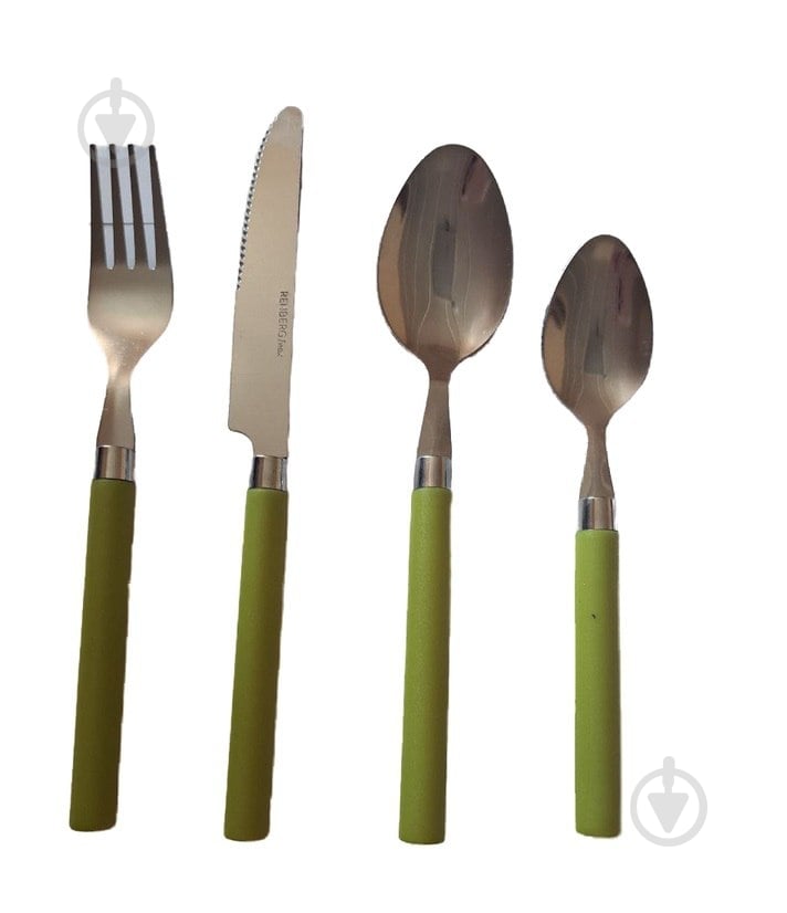 Набір столових приборів Berlinger Haus Happie Green RB-4540-GR зелений - фото 2 Набір столових приборів Berlinger Haus Happie Green RB-4540-GR зелений - фото 2