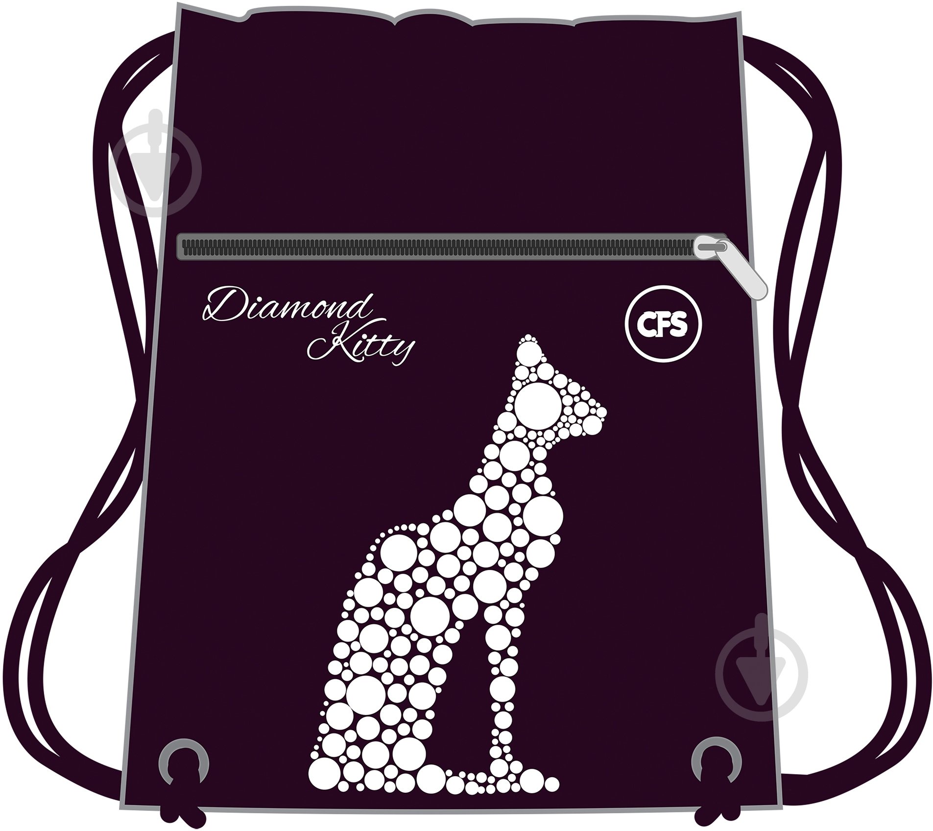 Сумка для обуви Diamond Kitty CF85745 Cool For School - фото 1