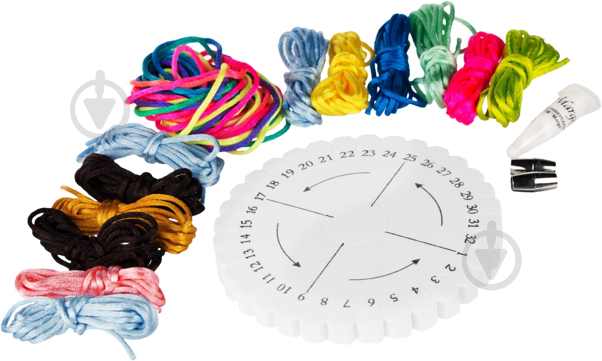 Набор, техника кумихимо браслеты «Rainbow» - фото 2