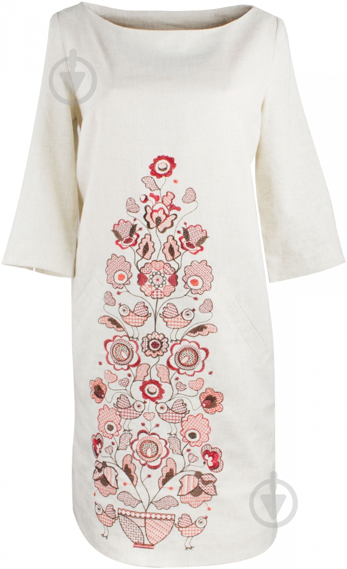 Платье Эдельвика р. 44 молочный 969-14/08 - фото 1 Платье Эдельвика р. 44 молочный 969-14/08 - фото 1