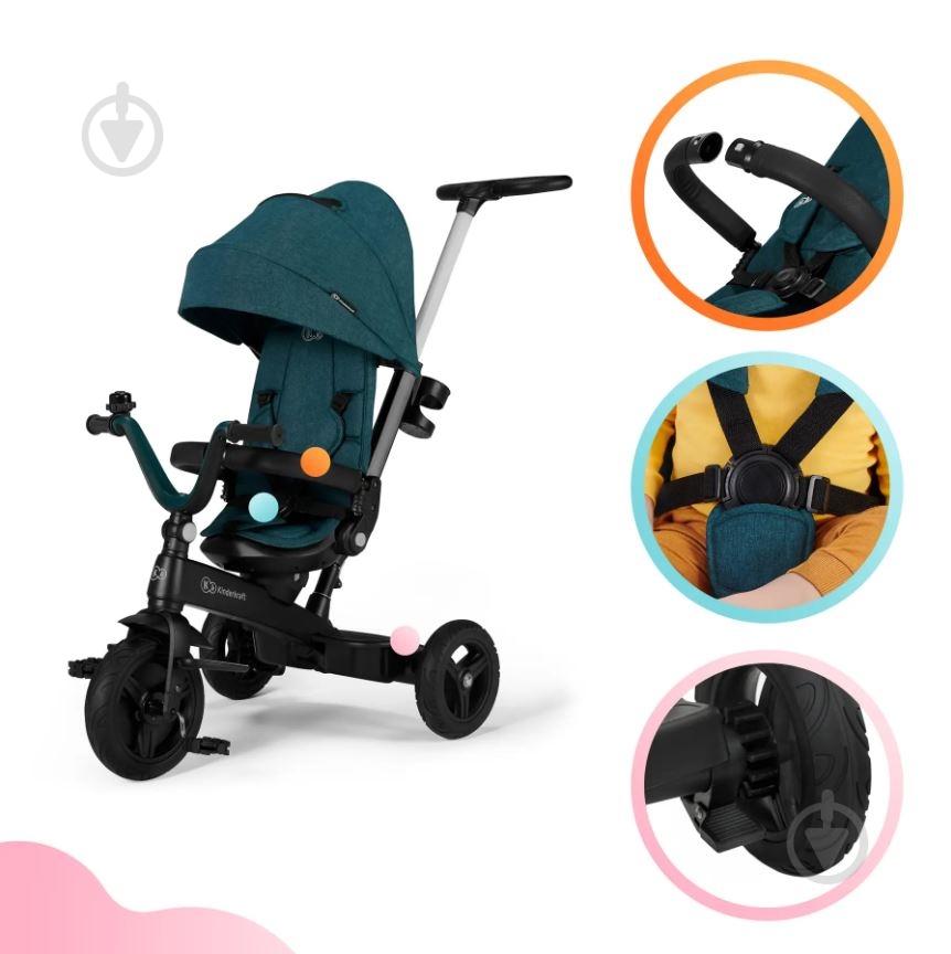 Велосипед детский Kinderkraft Twipper зеленый KRTWIP00GRE0000 - фото 34