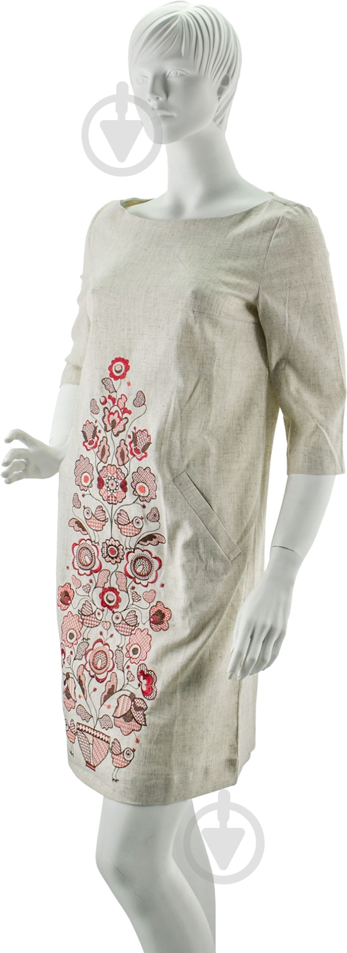 Платье Эдельвика р. 52 молочный 969-14/08 - фото 2 Платье Эдельвика р. 52 молочный 969-14/08 - фото 2