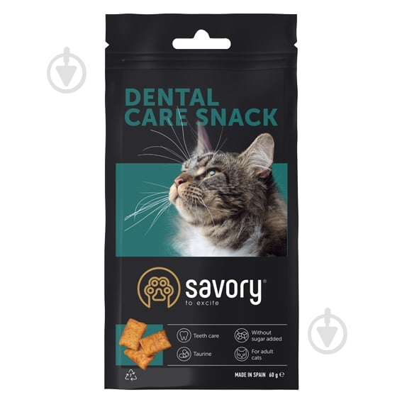 Лакомство Savory подушечки для здоровья зубов 60 г - фото 1