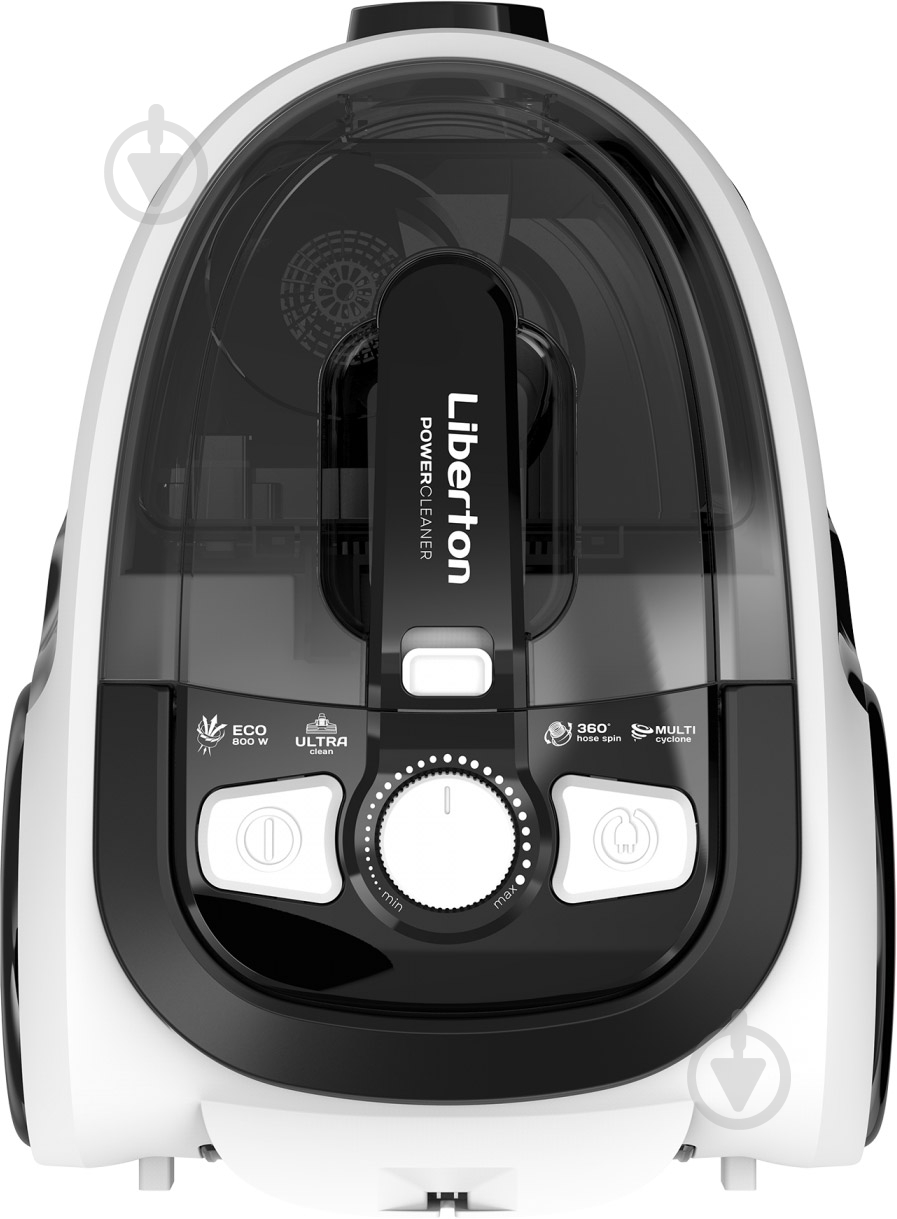 Пылесос Liberton LVC-4312 white/black - фото 2