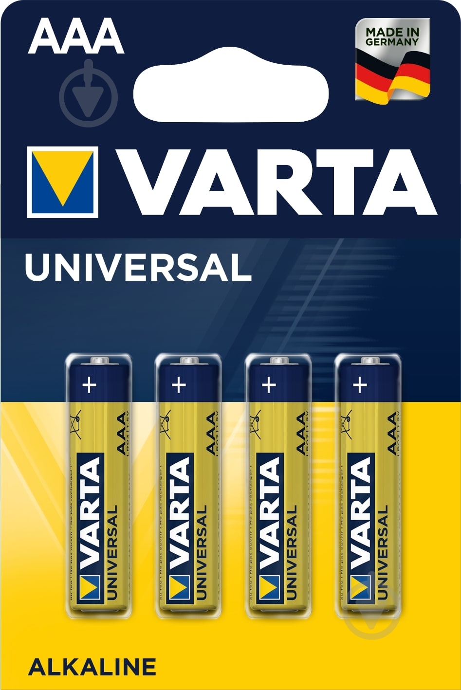 Батарейка Varta Universal AAA (мизинчиковые) 4 шт. (4003299414) - фото 1