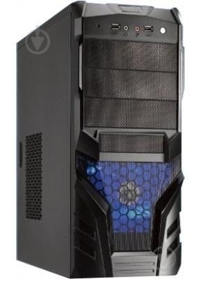 Корпус CaseCom CJ-171 400W-120mm ATX Blue LED black - фото 1 Корпус CaseCom CJ-171 400W-120mm ATX Blue LED black - фото 1