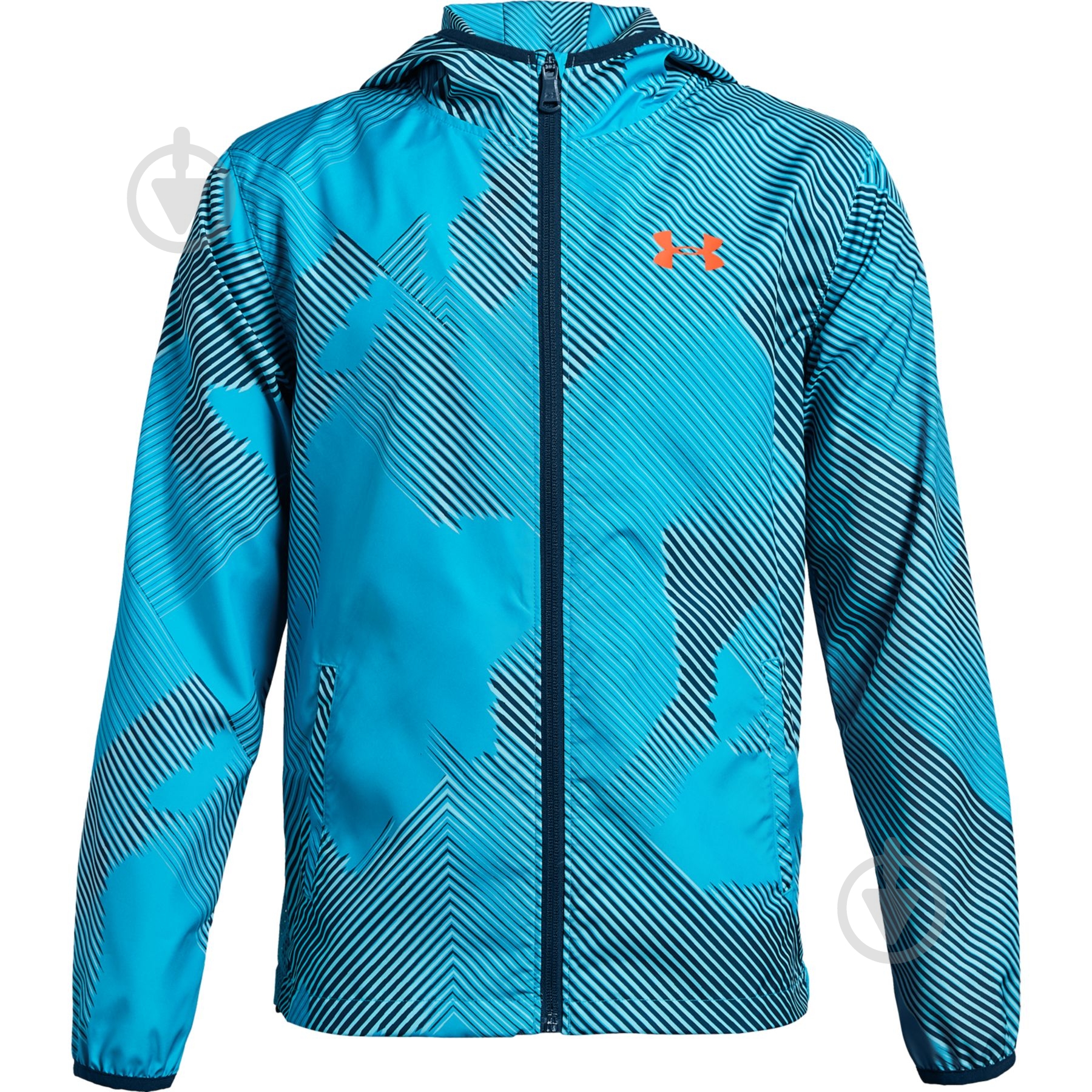 Ветровка весенняя Under Armour Sack Pack Jacket 1306165-489 синяя - фото 1