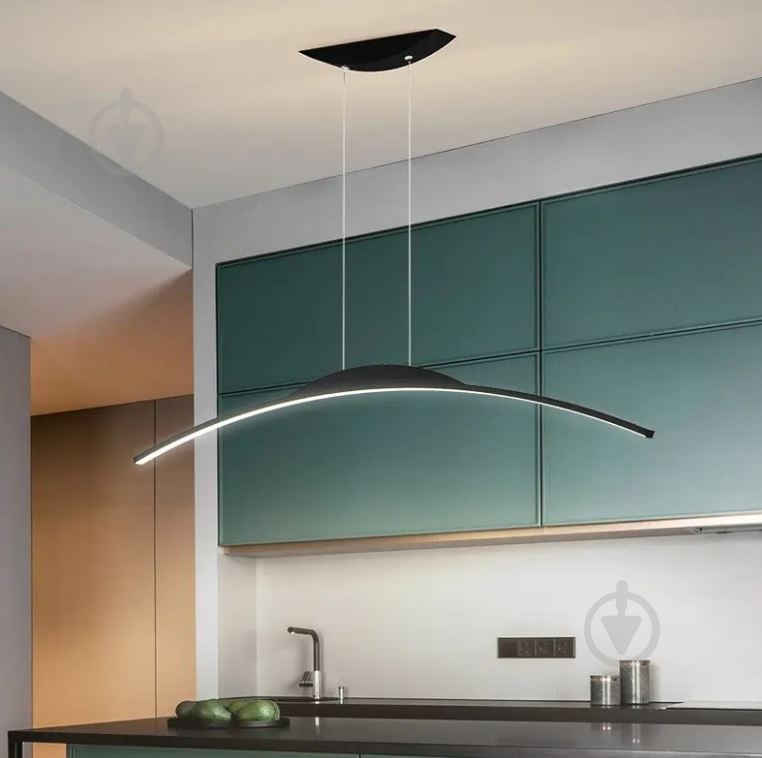 Люстра подвесная Berger Irena 1x21 Вт LED-модуль черный 7018-PL-21 Black - фото 5