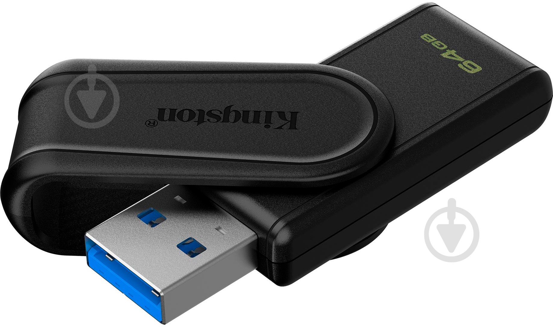 Флешпам'ять USB Kingston DataTraveler Exodia S 64 ГБ USB 3.2 Gen. 1 black (DTXS/64GB) - фото 2