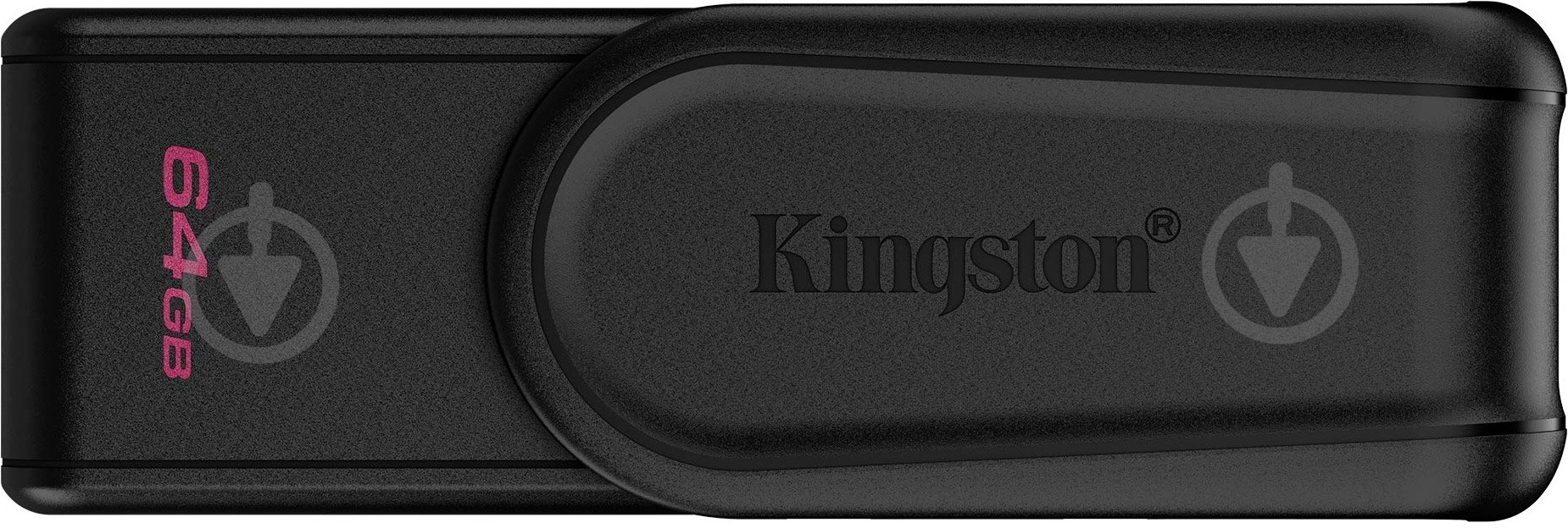 Флешпам'ять USB Kingston DataTraveler Exodia S 64 ГБ USB 3.2 Gen. 1 black (DTXS/64GB) - фото 1
