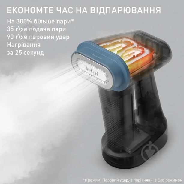 Відпарювач ручний Tefal Pure Force 3 в 1 DT8755E0 - фото 12 Відпарювач ручний Tefal Pure Force 3 в 1 DT8755E0 - фото 12