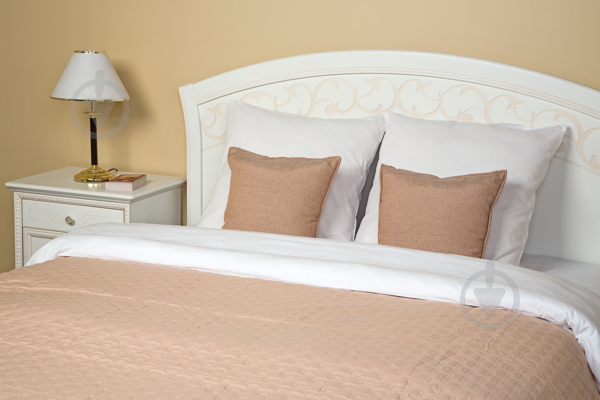 Комплект постельного белья Классика 1,5 белый Блакіт - фото 2 Комплект постельного белья Классика 1,5 белый Блакіт - фото 2