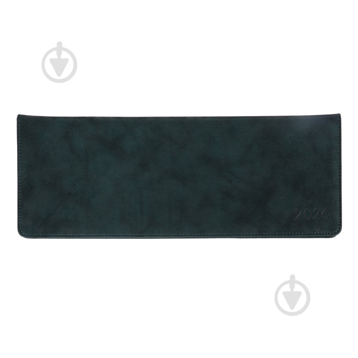 Еженедельник датированный настольный 34х13 см Case Leo Planner A4 2026 252678 зеленый - фото 1