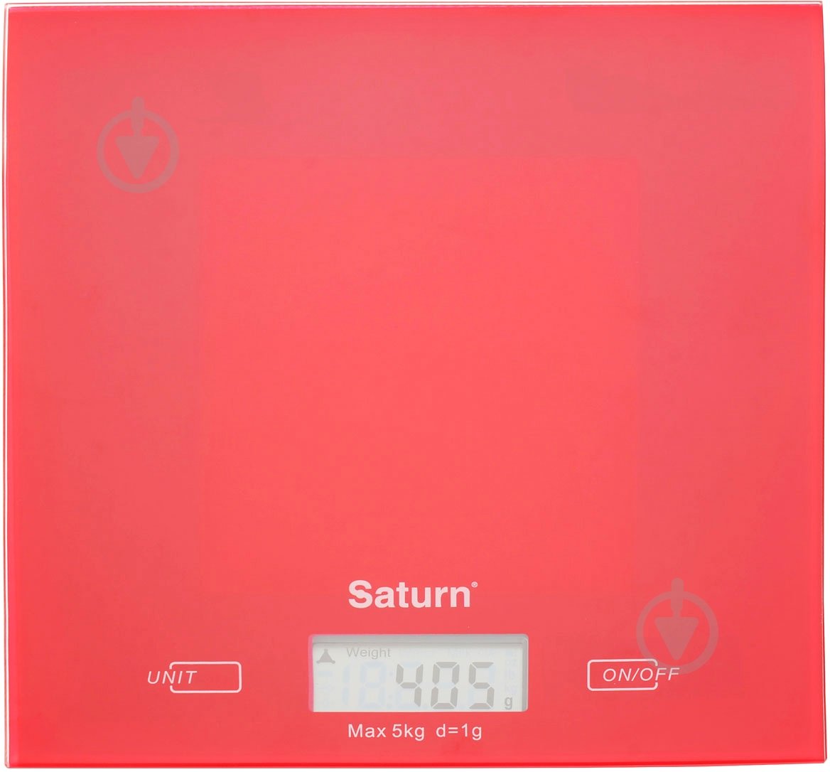 Ваги кухонні Saturn ST-KS7810 red - фото 1