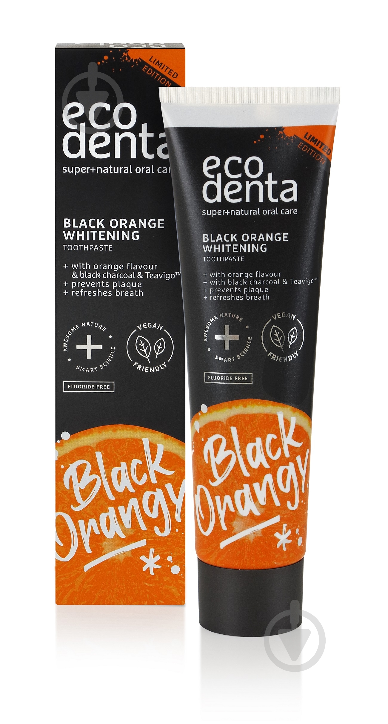 Зубная паста ECODENTA EXPERT LINE ЧЕРНЫЙ АПЕЛЬСИН Отбеливающая 100 мл - фото 1 Зубная паста ECODENTA EXPERT LINE ЧЕРНЫЙ АПЕЛЬСИН Отбеливающая 100 мл - фото 1