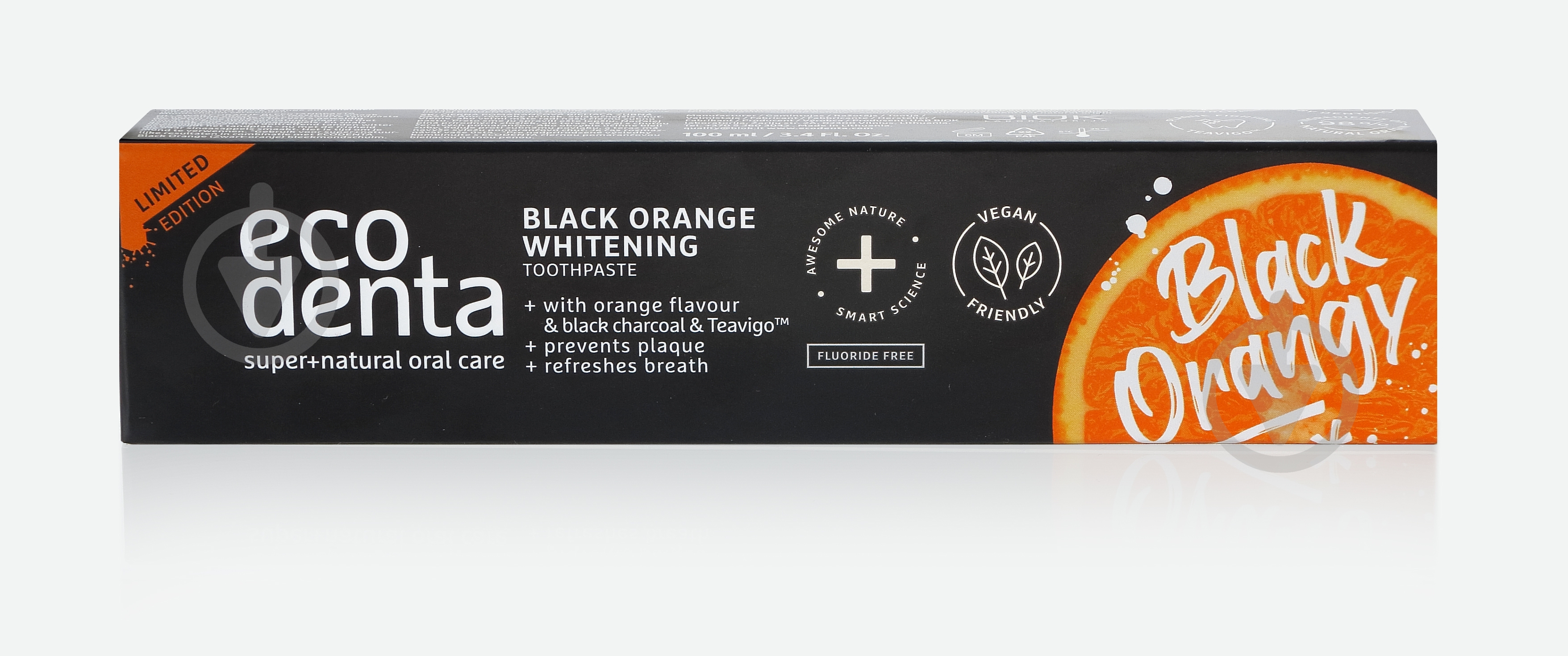 Зубная паста ECODENTA EXPERT LINE ЧЕРНЫЙ АПЕЛЬСИН Отбеливающая 100 мл - фото 2 Зубная паста ECODENTA EXPERT LINE ЧЕРНЫЙ АПЕЛЬСИН Отбеливающая 100 мл - фото 2