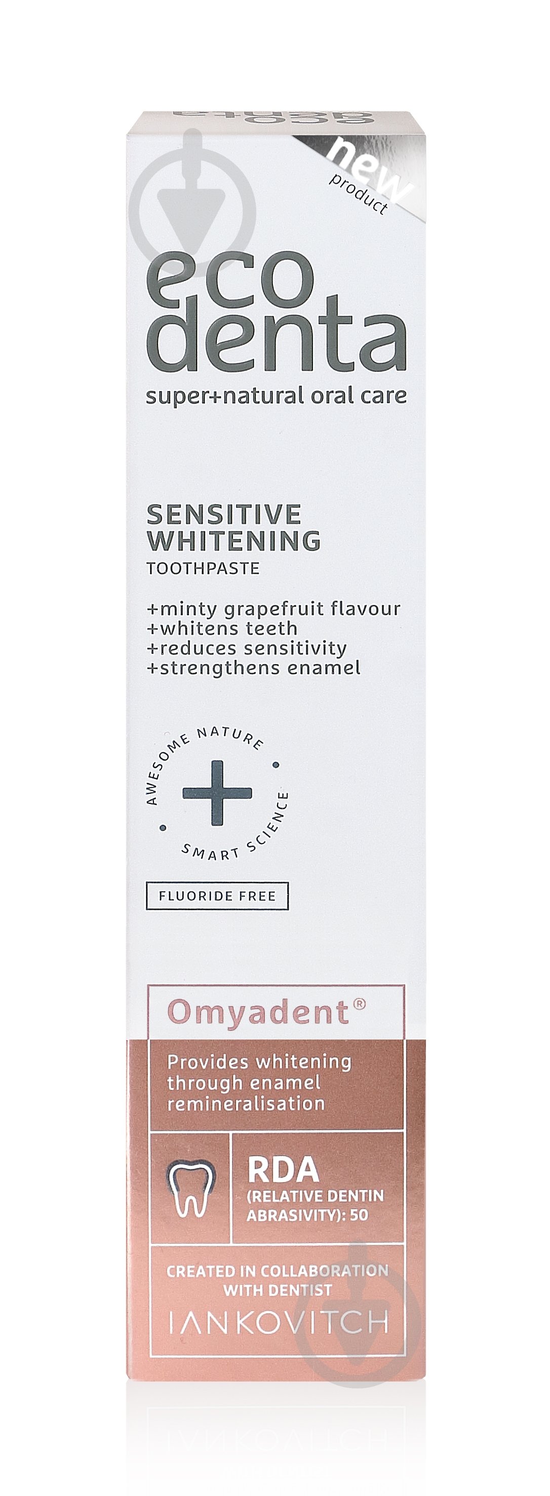 Зубная паста ECODENTA EXPERT LINE SENSITIVE отбеливающая 100 мл - фото 2 Зубная паста ECODENTA EXPERT LINE SENSITIVE отбеливающая 100 мл - фото 2