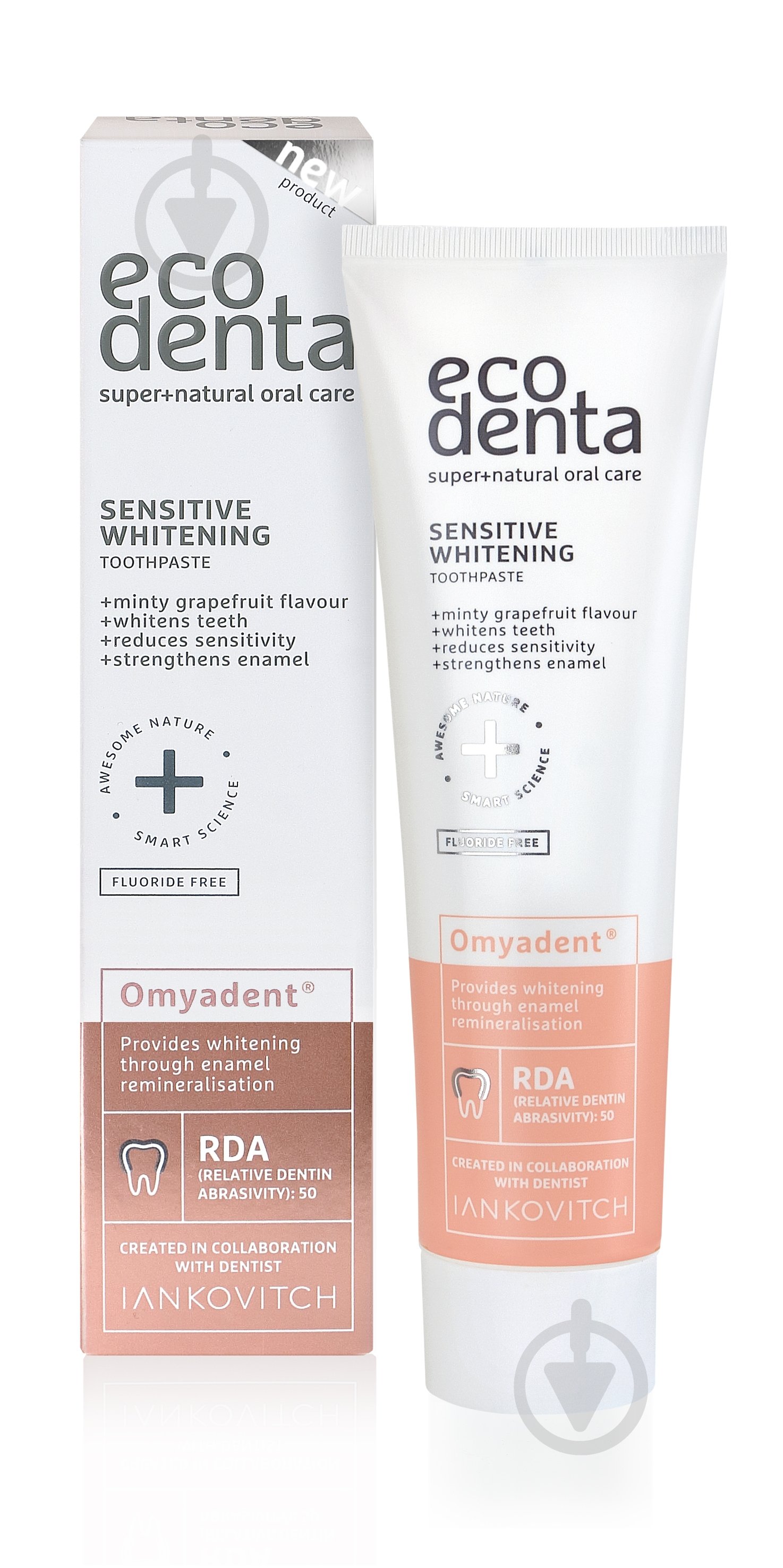 Зубная паста ECODENTA EXPERT LINE SENSITIVE отбеливающая 100 мл - фото 1 Зубная паста ECODENTA EXPERT LINE SENSITIVE отбеливающая 100 мл - фото 1