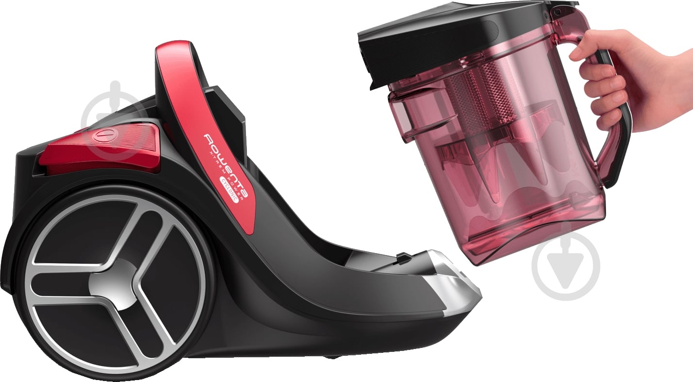 Пылесос Rowenta X-Trem Power Cyclonic Facelift RO7283EA black/red - фото 6
