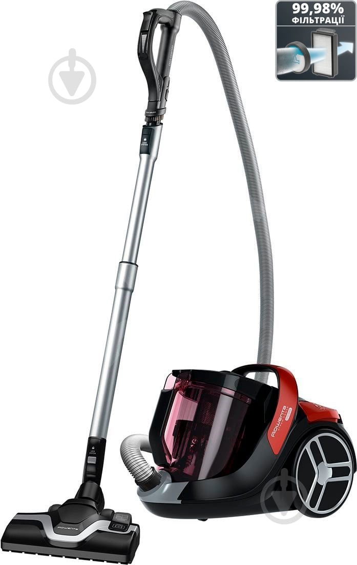 Пылесос Rowenta X-Trem Power Cyclonic Facelift RO7283EA black/red - фото 3