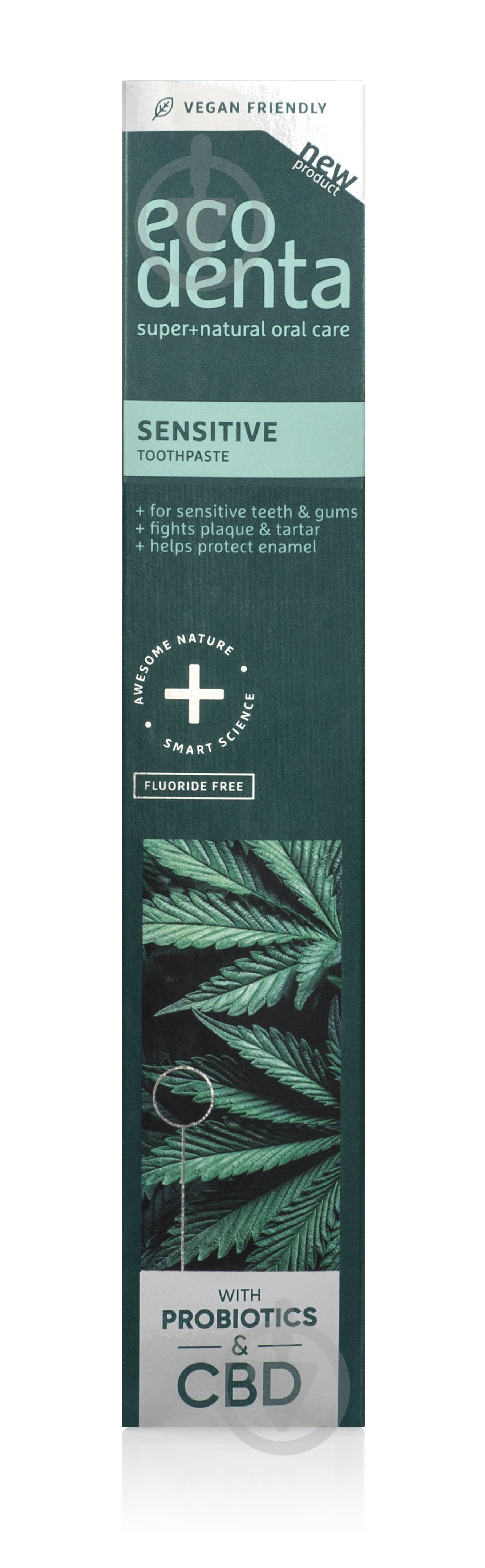 Зубная паста ECODENTA EXPERT LINE SENSITIVE с CBD и пробиотиками 75 мл - фото 3 Зубная паста ECODENTA EXPERT LINE SENSITIVE с CBD и пробиотиками 75 мл - фото 3