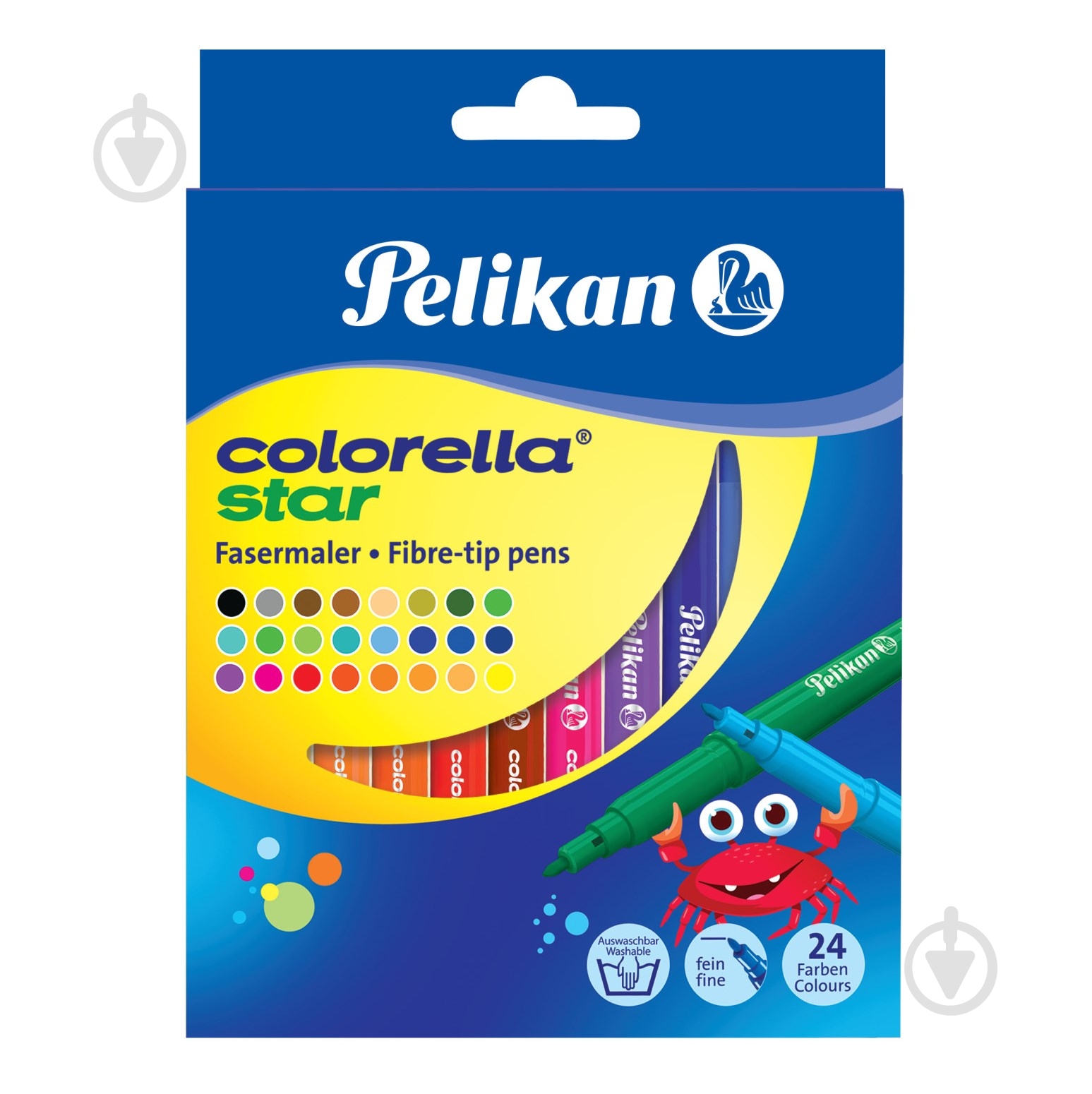 Фломастеры Colorella Star 24 цвета 814522 Pelikan - фото 1