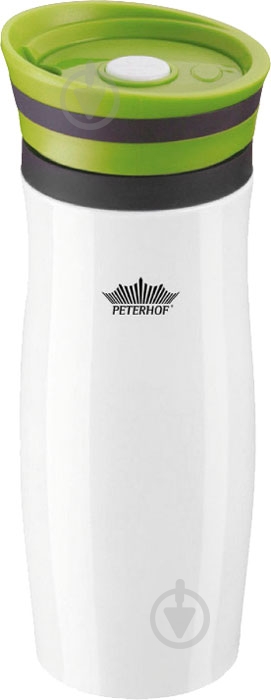 Термочашка Peterhof Sadio 400 мл PH-12413-GR - фото 1