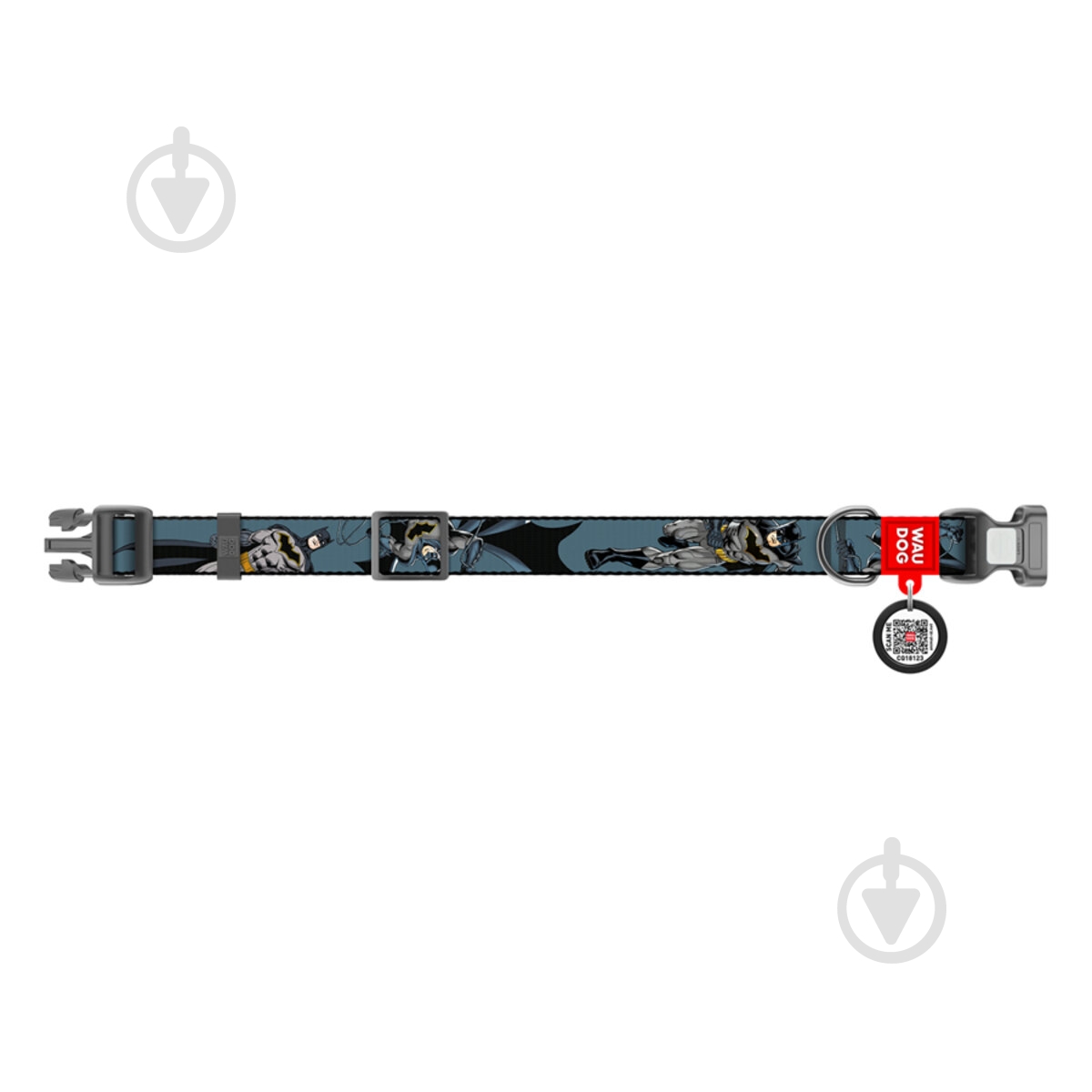 Ошейник Waudog Nylon рисунок "Тень Бэтмена" пластиковый фастекс L Ш25 мм Д33-49 см - фото 2 Ошейник Waudog Nylon рисунок "Тень Бэтмена" пластиковый фастекс L Ш25 мм Д33-49 см - фото 2