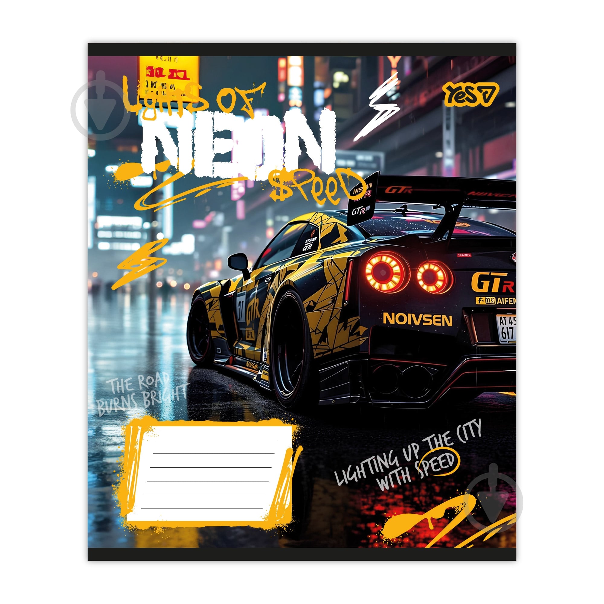 Зошит шкільний Neon 18 арк. клітинка 768810 YES - фото 2