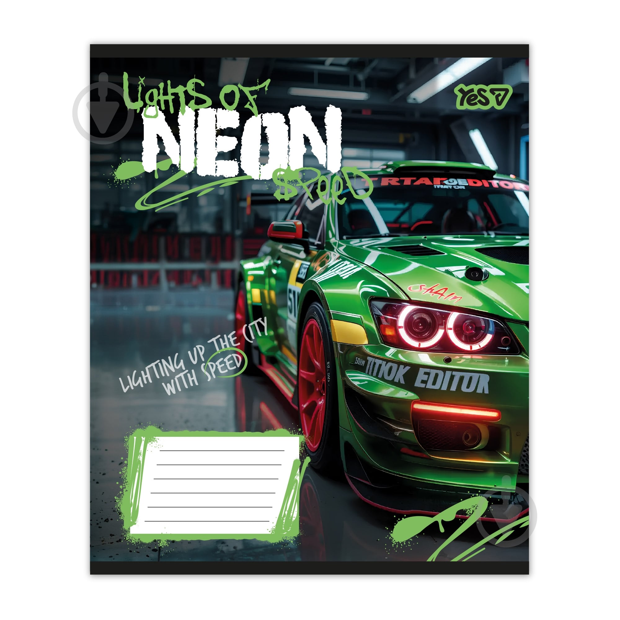 Зошит шкільний Neon 18 арк. клітинка 768810 YES - фото 3