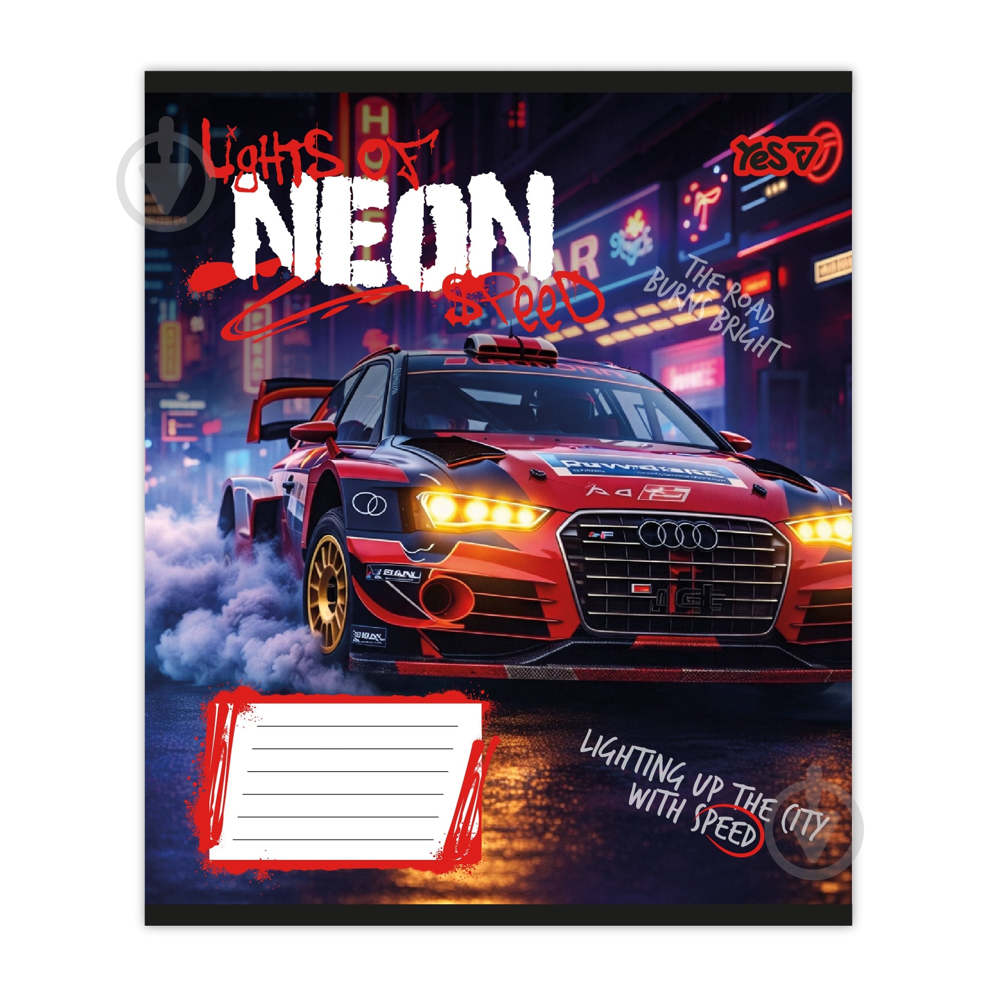Зошит шкільний Neon 18 арк. клітинка 768810 YES - фото 4