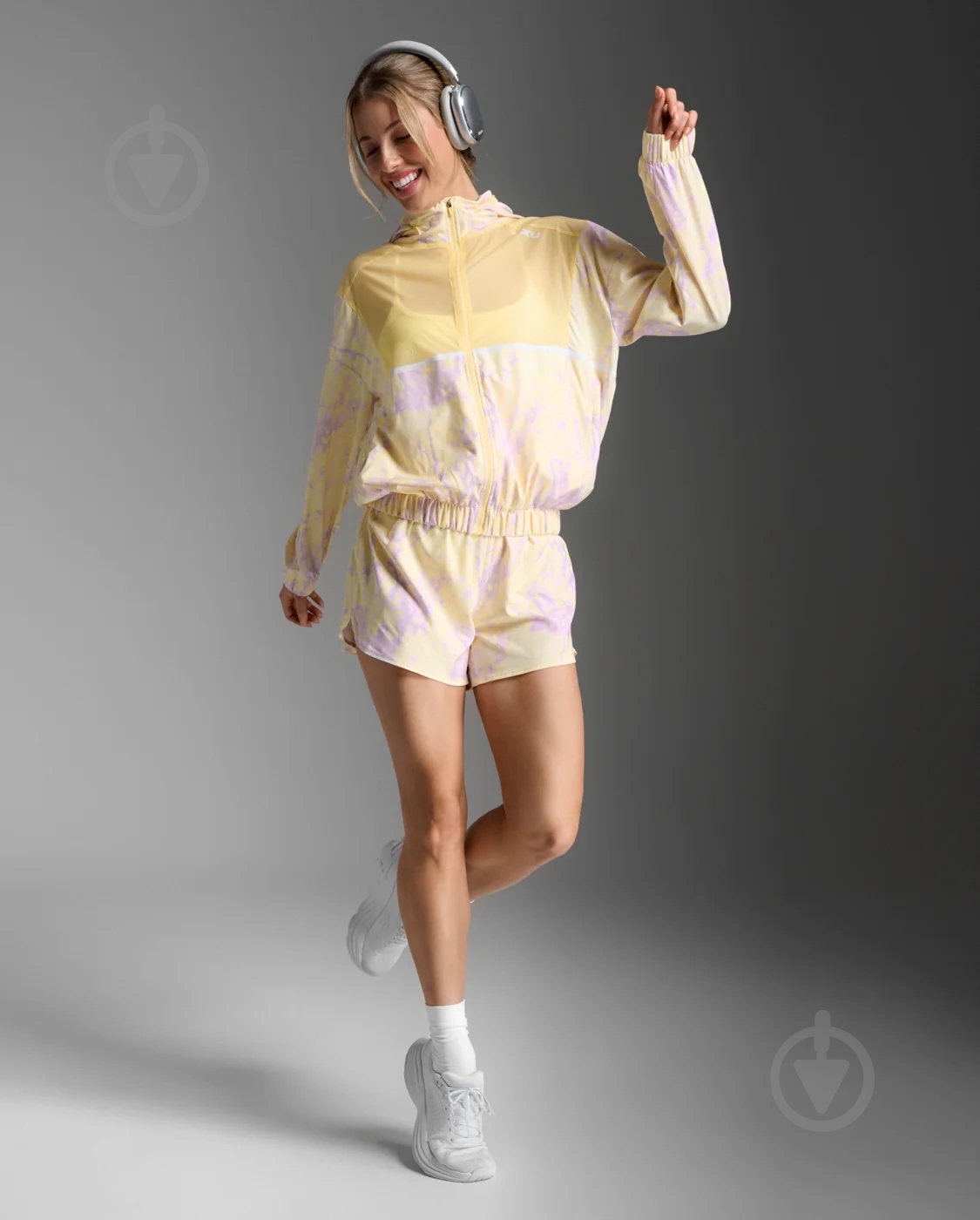 Вітрівка жіноча 2XU Aero Sheer Windbreaker WR7353a_PXL/WRF р.XL різнокольорова - фото 6