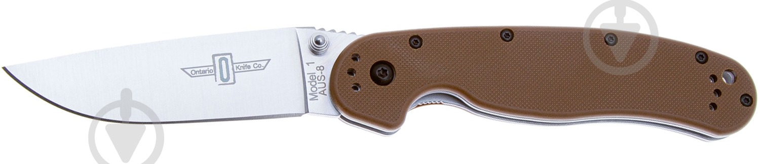 ᐉ Нож складной Ontario RAT I, AUS-8 Coyote Brown 1478.00.20