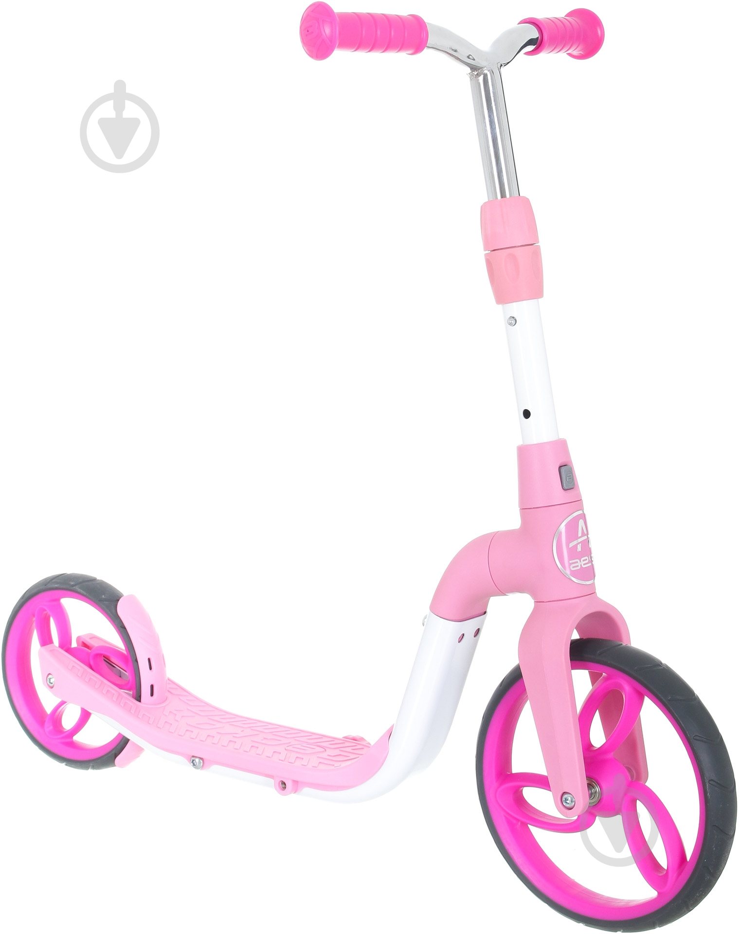 Самокат-беговел AEST B02 2 в 1 розовый - фото 4