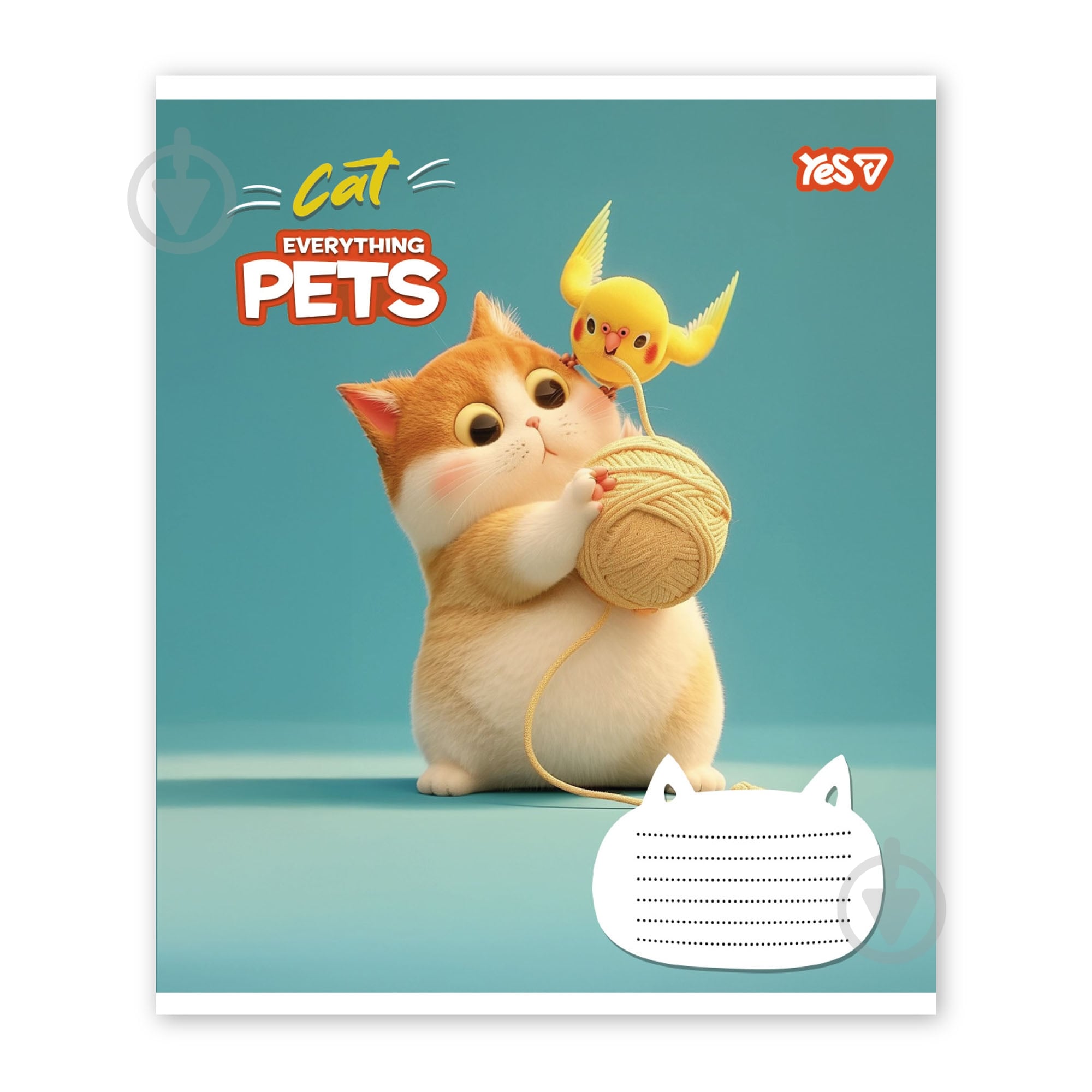 Зошит шкільний Cat and pets 12 арк. клітинка 768700 YES - фото 5 Зошит шкільний Cat and pets 12 арк. клітинка 768700 YES - фото 5