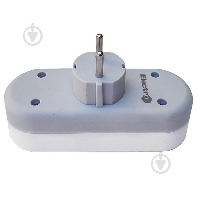 Тройник ElectrO 16A 250В Тип C (евро) - Тип F (евро) с заземлением 3 гн. белый B31G - фото 3 Тройник ElectrO 16A 250В Тип C (евро) - Тип F (евро) с заземлением 3 гн. белый B31G - фото 3