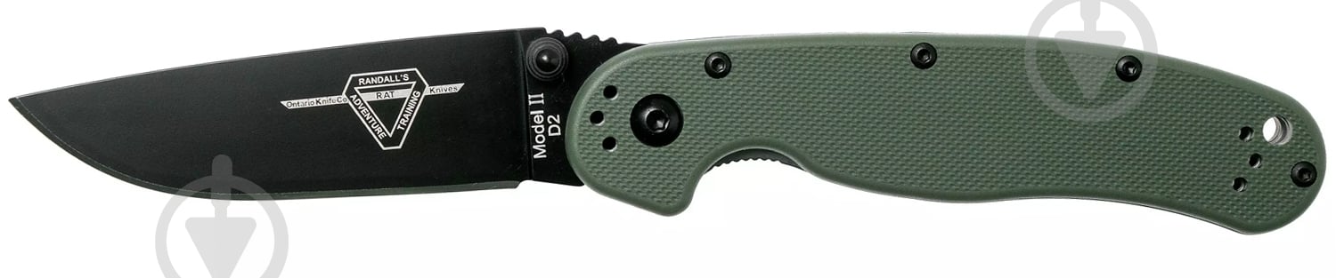 Нож складной Ontario Knife RAT II Linerlock D2 1478.00.13 - фото 1 Нож складной Ontario Knife RAT II Linerlock D2 1478.00.13 - фото 1