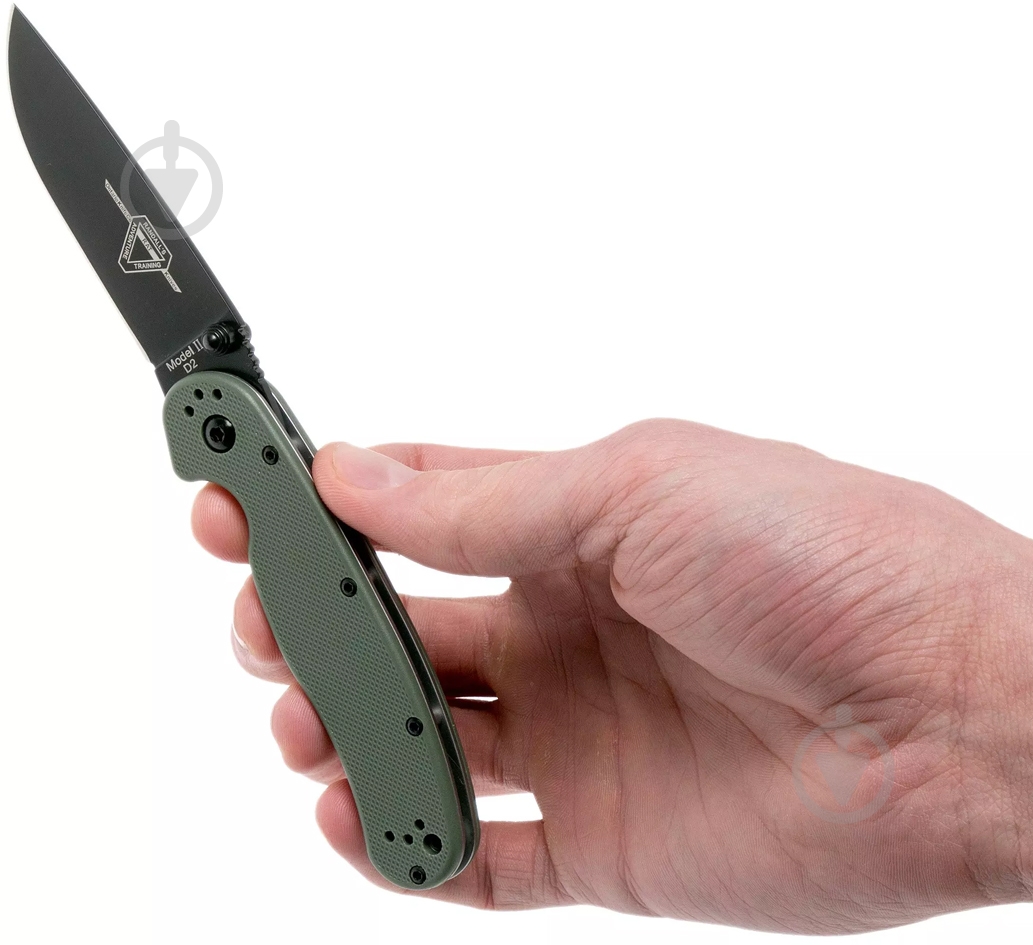 Нож складной Ontario Knife RAT II Linerlock D2 1478.00.13 - фото 5 Нож складной Ontario Knife RAT II Linerlock D2 1478.00.13 - фото 5