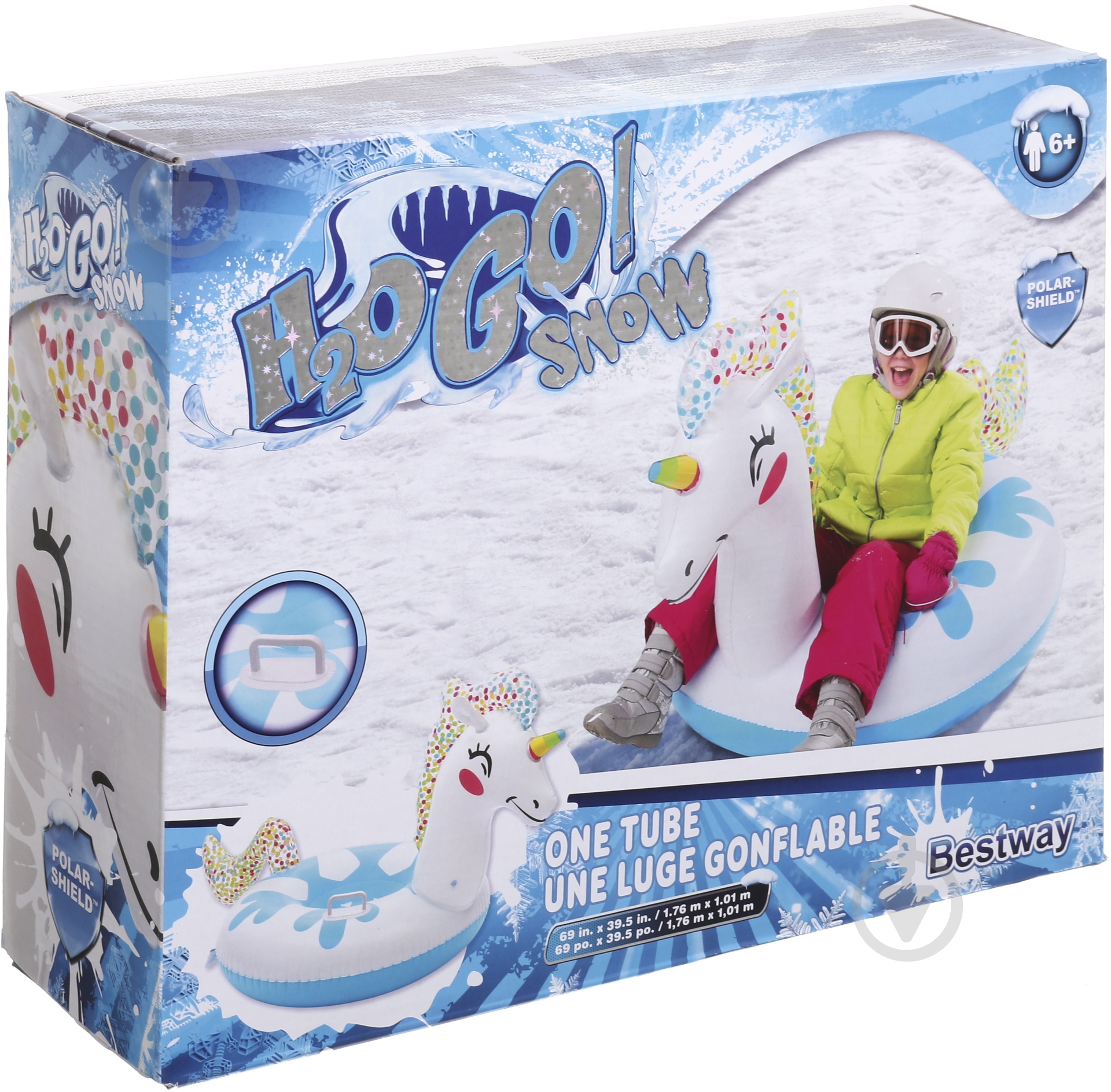 Тюбинг Bestway Одноріг 176х101 см - фото 1