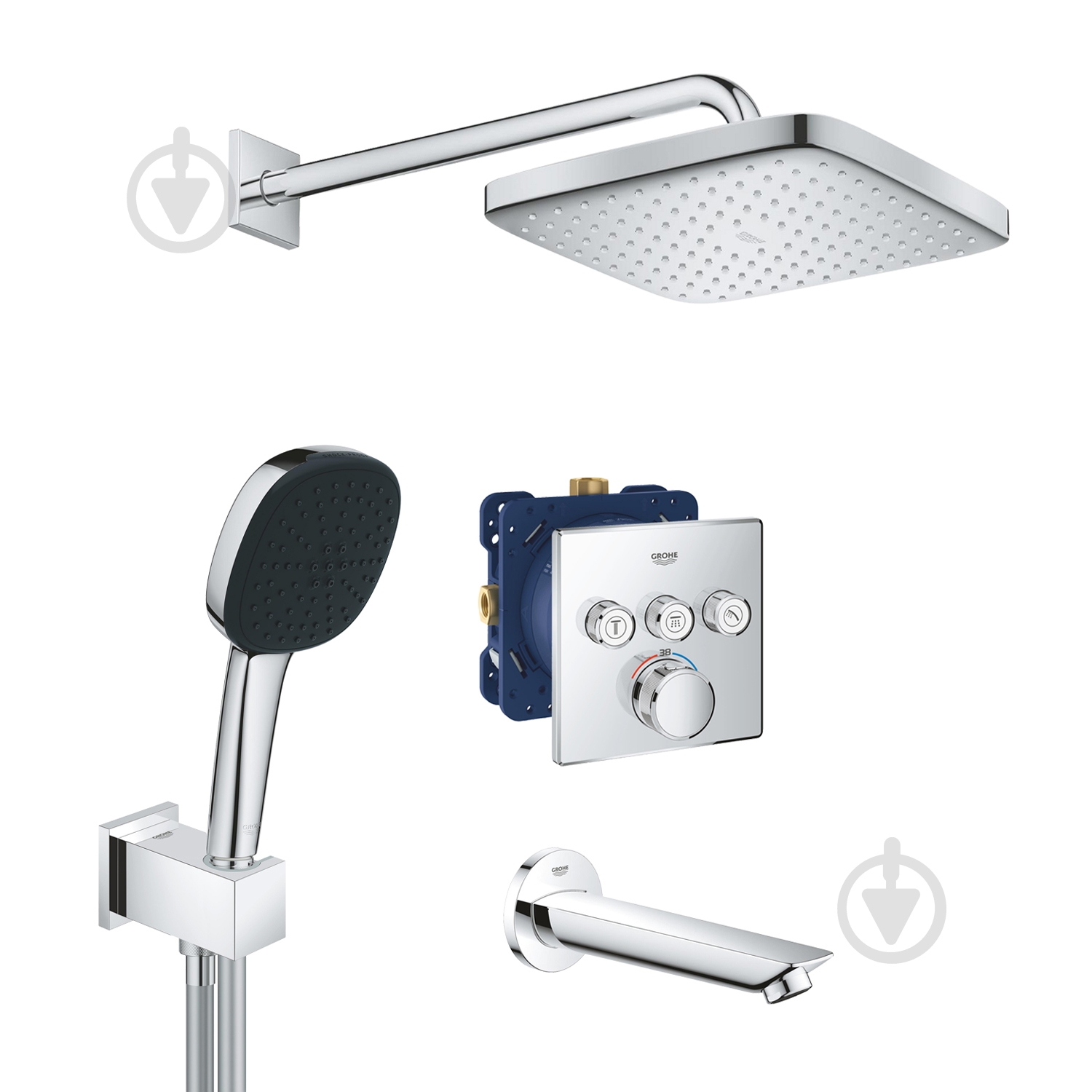 Душова система прихованого монтажу Grohe QuickFix SmartControl UA202802C3 - фото 1 Душова система прихованого монтажу Grohe QuickFix SmartControl UA202802C3 - фото 1