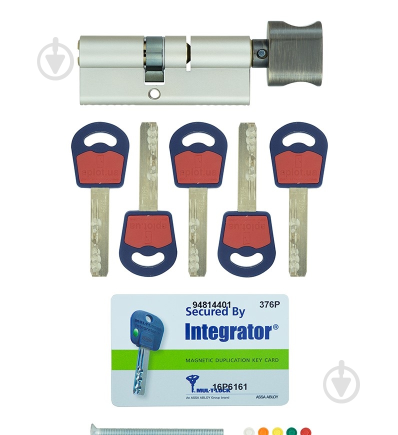 Циліндр Mul-T-Lock Integrator 35x35 ключ-вороток 70 мм бронзовий - фото 5 Циліндр Mul-T-Lock Integrator 35x35 ключ-вороток 70 мм бронзовий - фото 5