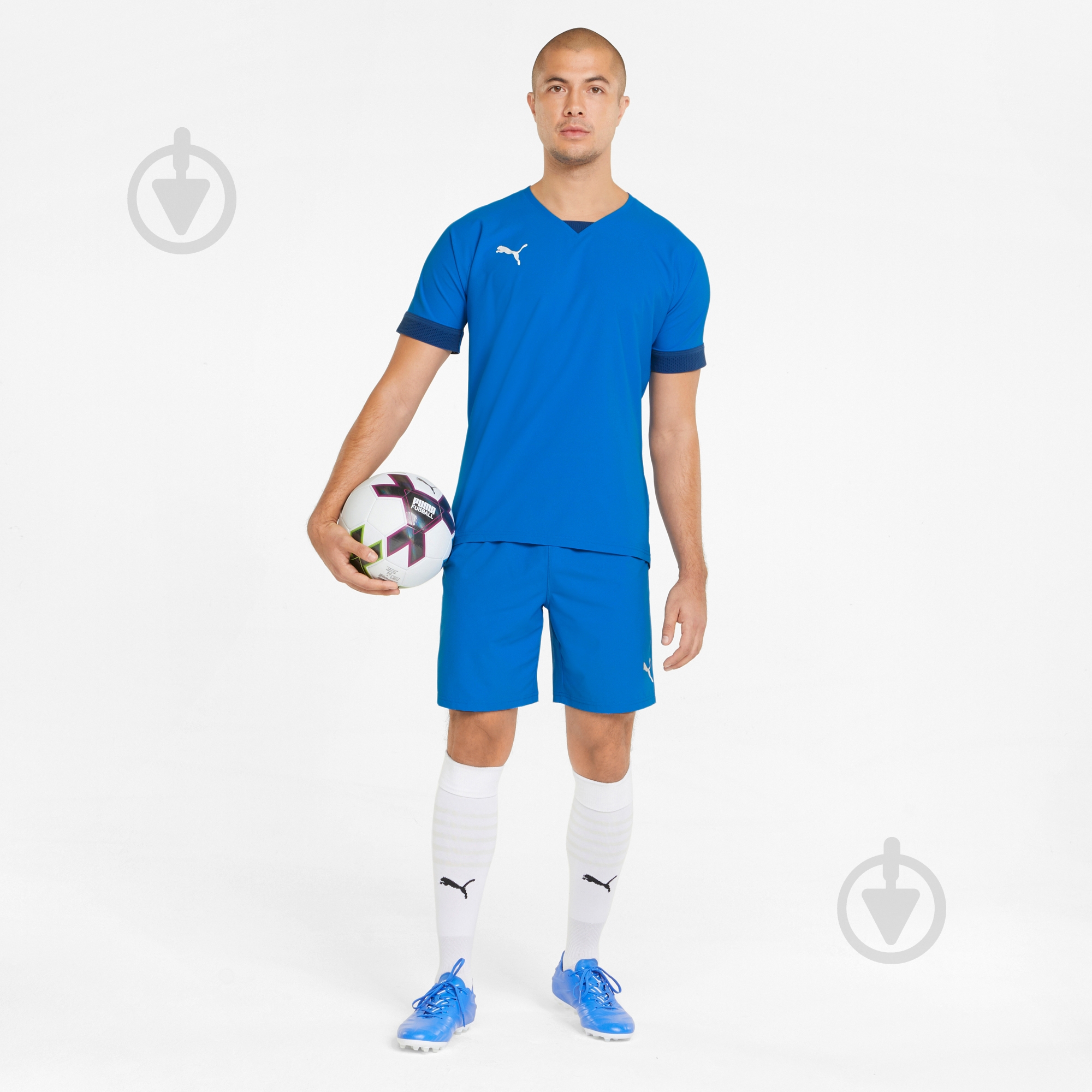 Шорты Puma TEAMFINAL SHORTS 70507602 р. M синий - фото 5