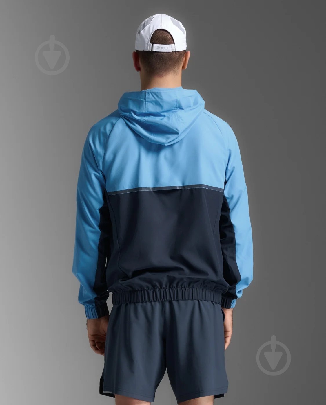 Вітрівка чоловіча 2XU Aero Hex Windbreaker MR7358a_AZB/MDN р.S синя - фото 2