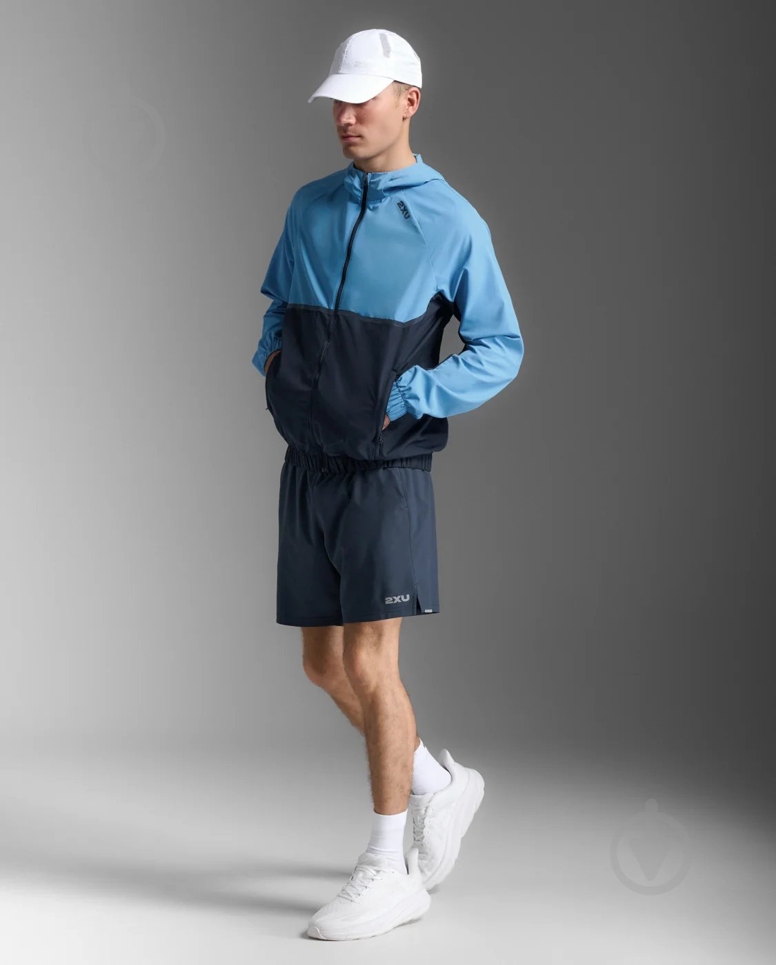 Вітрівка чоловіча 2XU Aero Hex Windbreaker MR7358a_AZB/MDN р.S синя - фото 7