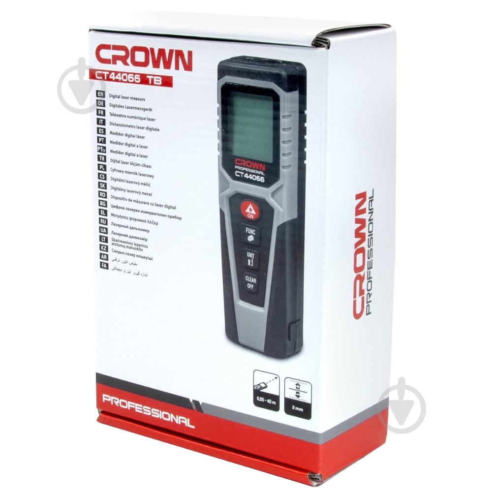 Рулетка лазерная Crown CT44066 - фото 5