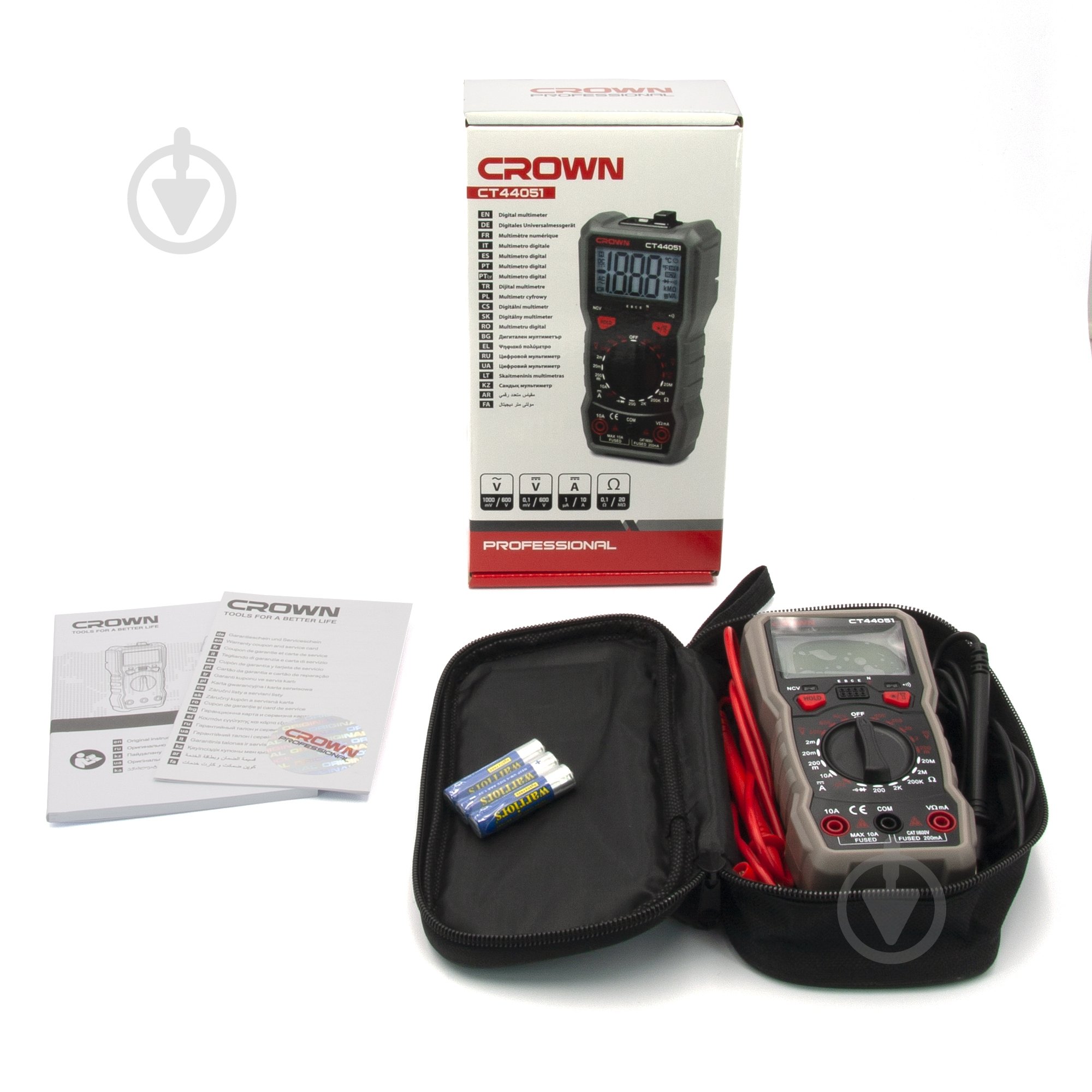 Мультиметр цифровий Crown CT44051 - фото 5