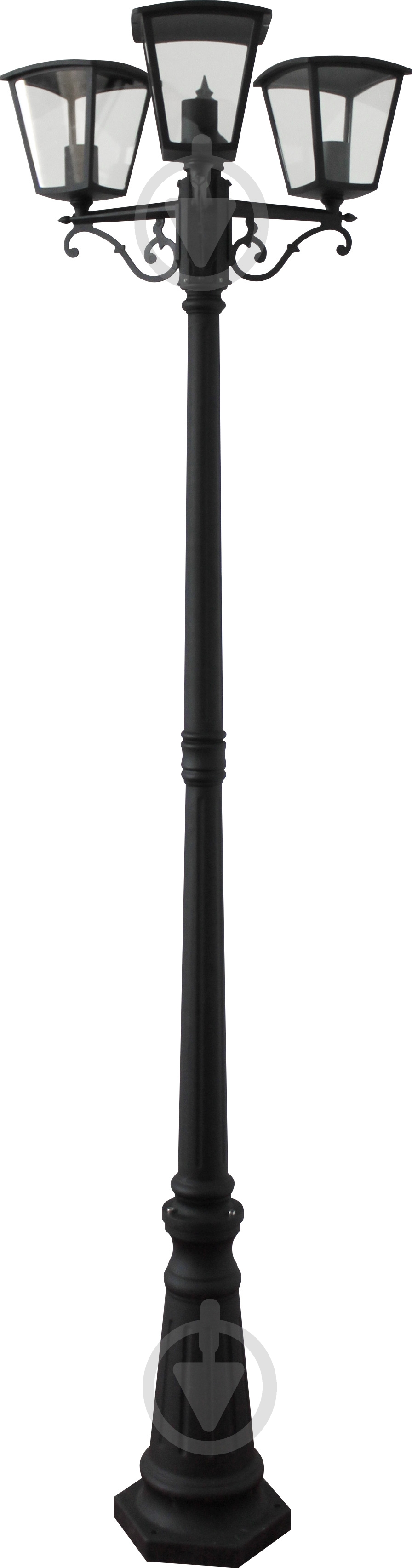 Фонарный столб Blitz E27 60 Вт IP44 черный 2051-63 - фото 1